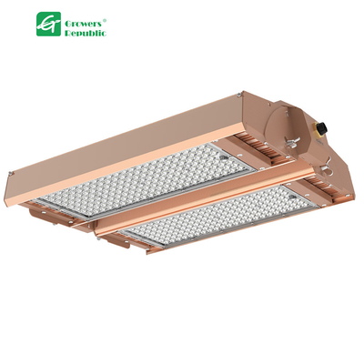 Growers Republic Greenhouse LED Grow Lights 2.6μmol/J PPE Indoor LED Grow Light Dimming 320W